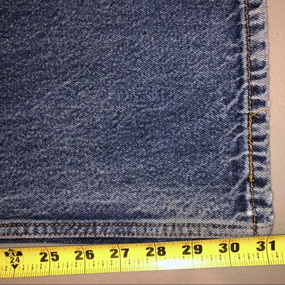 VTG Levis 505 Blue Jeans Size 34x32 Inseam 31 in - Picture 5 of 9